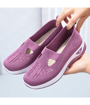 2024 New Sneakers Breathable Sneakers Sport Casual Women Single Shoe Mesh Shoes